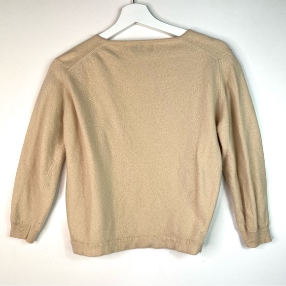 Vintage Burberrys Cashmere Pringle Sweater Yellow - Picture 2 of 5